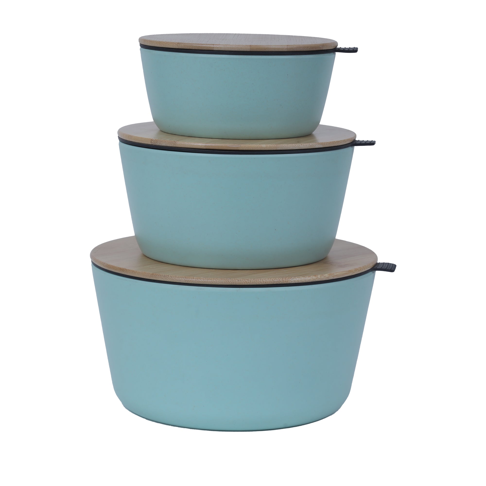 Stehlen 100% Pure melamine Set Of 3 Stock and Seal- Light Green