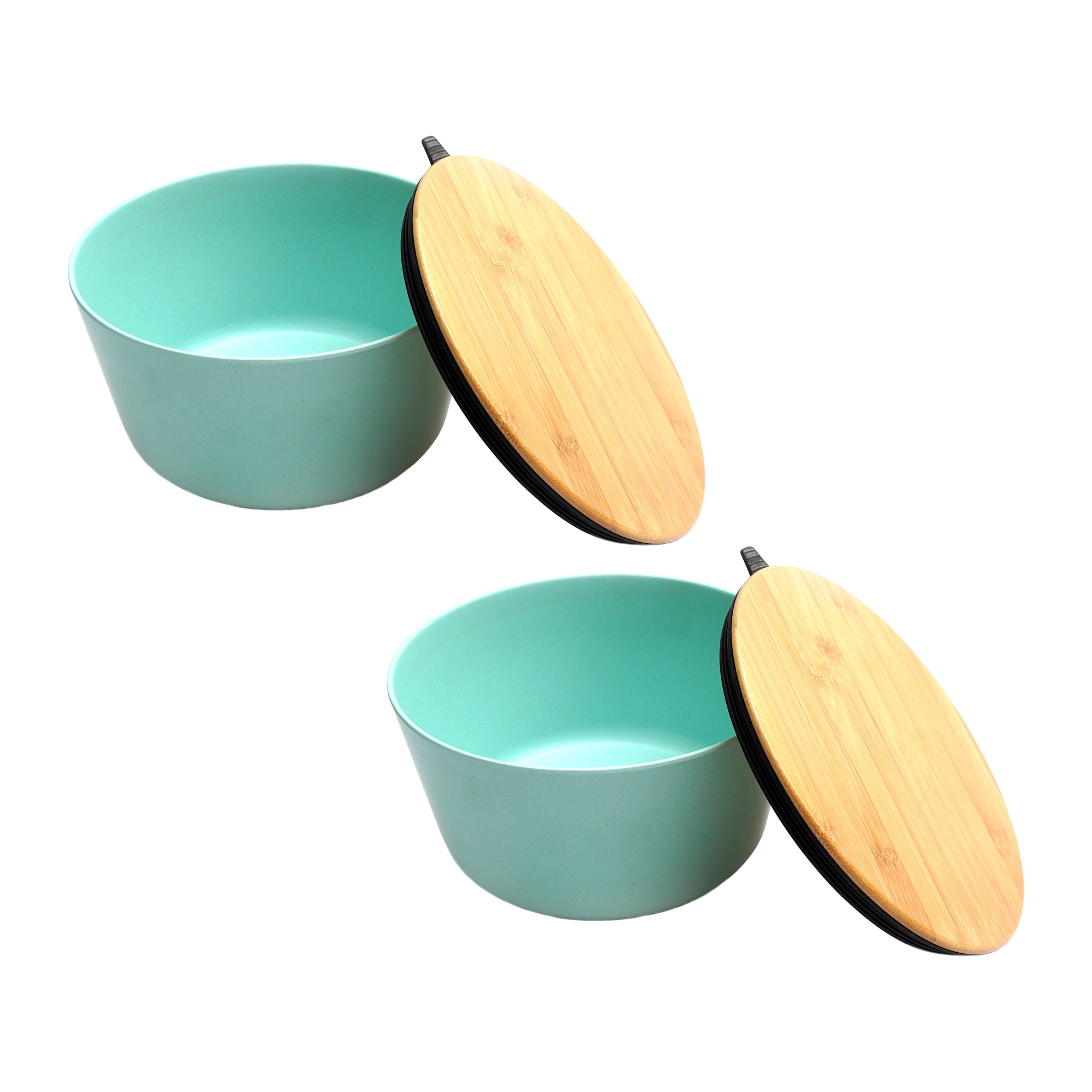 Stehlen 100% Pure melamine Wooden Jars- Light Green