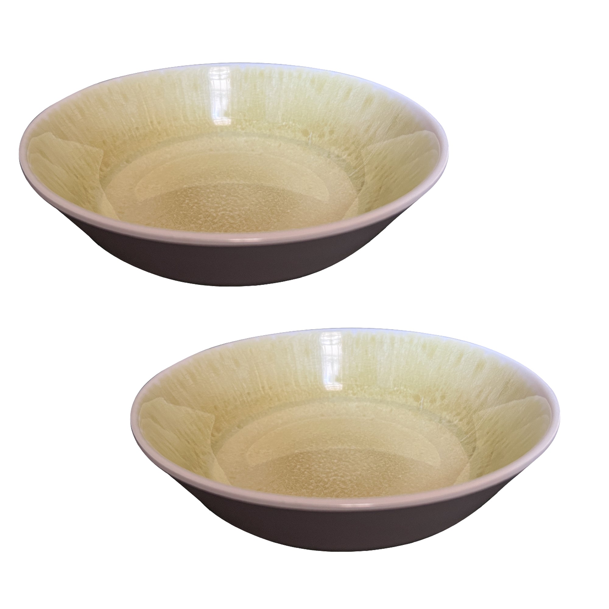 Stehlen 100% Pure melamine Ombre Dish Bowl- Lime