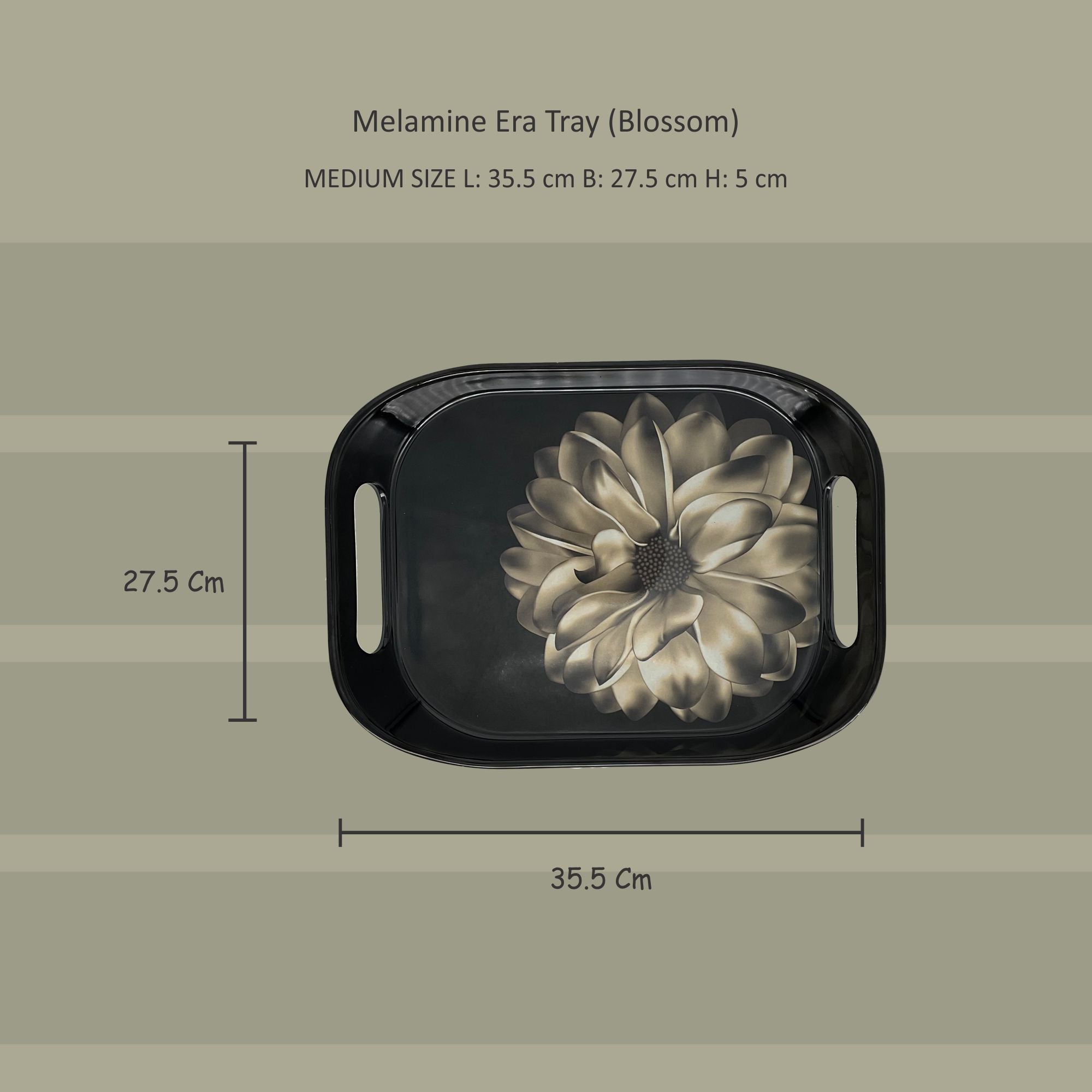 Stehlen 100% Pure melamine Era Tray - BLOSSOM