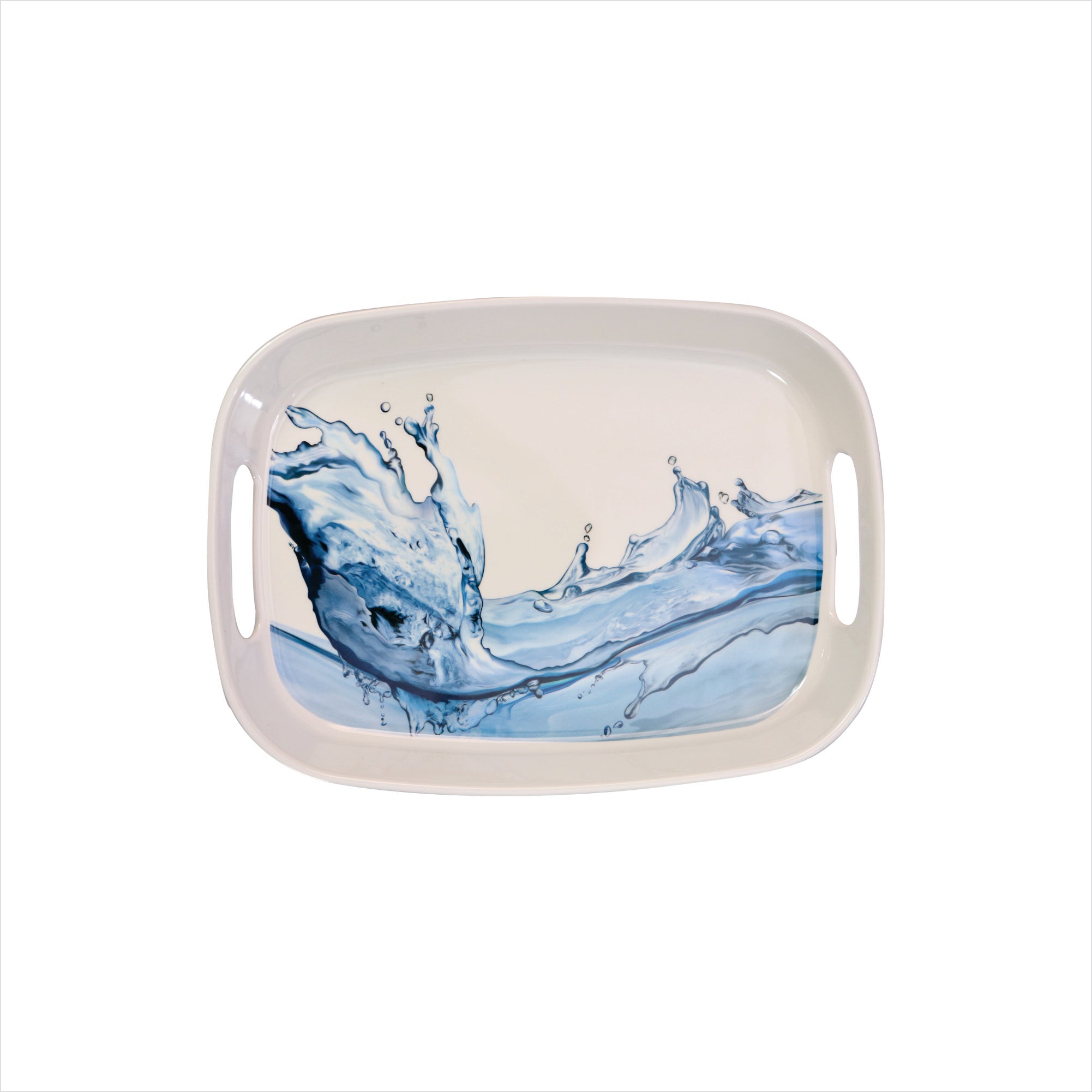 Stehlen 100% Pure melamine Handy Tray- Blue Splash