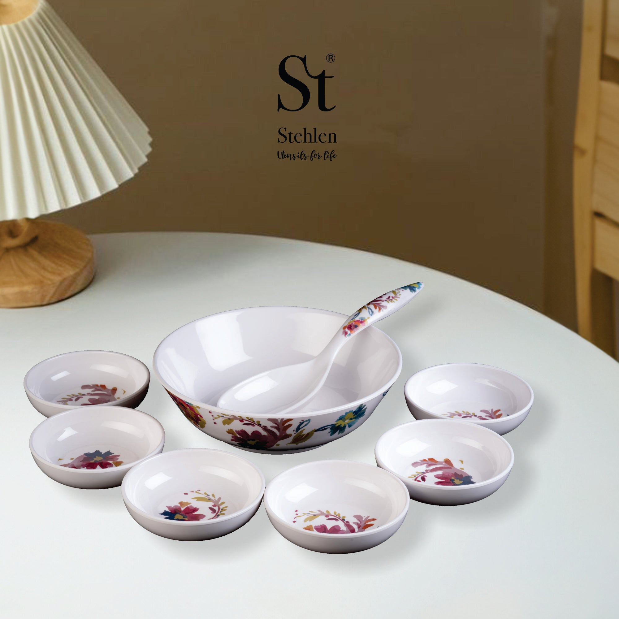Stehlen 100% Pure melamine 8 pcs Pudding Set - Cluster