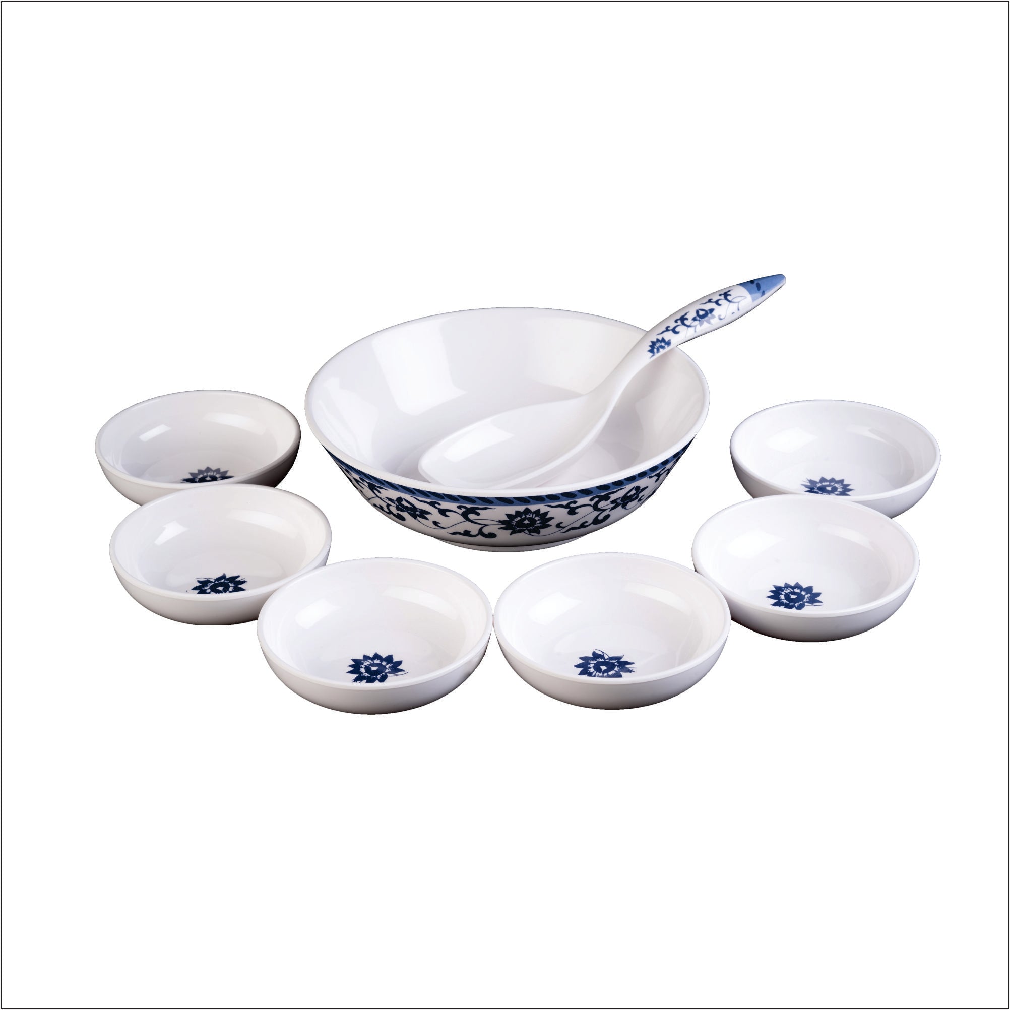 Stehlen 100% Pure melamine 8 pcs Pudding Set  - Moroccan