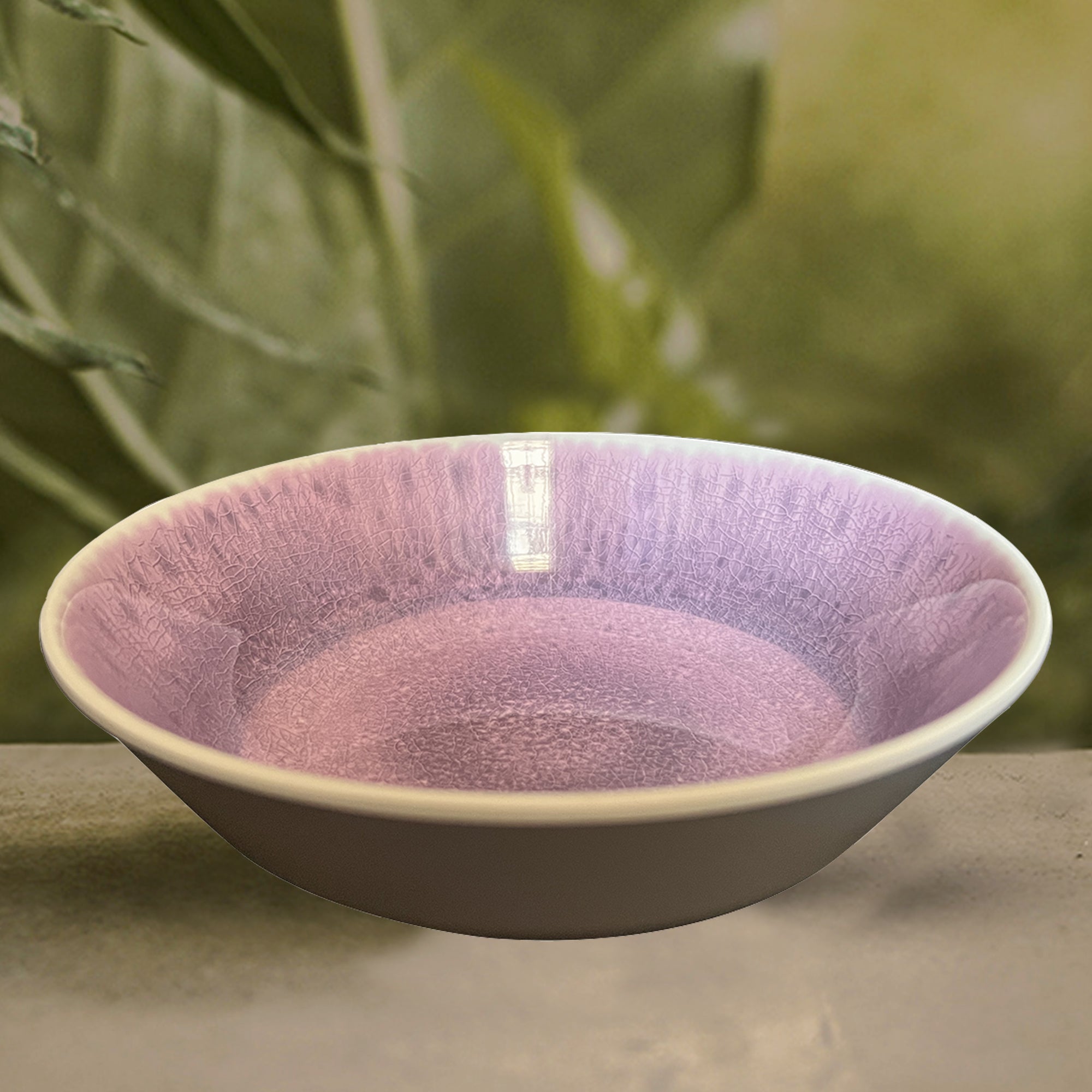 Stehlen 100% Pure melamine Ombre Dish Bowl- Purple