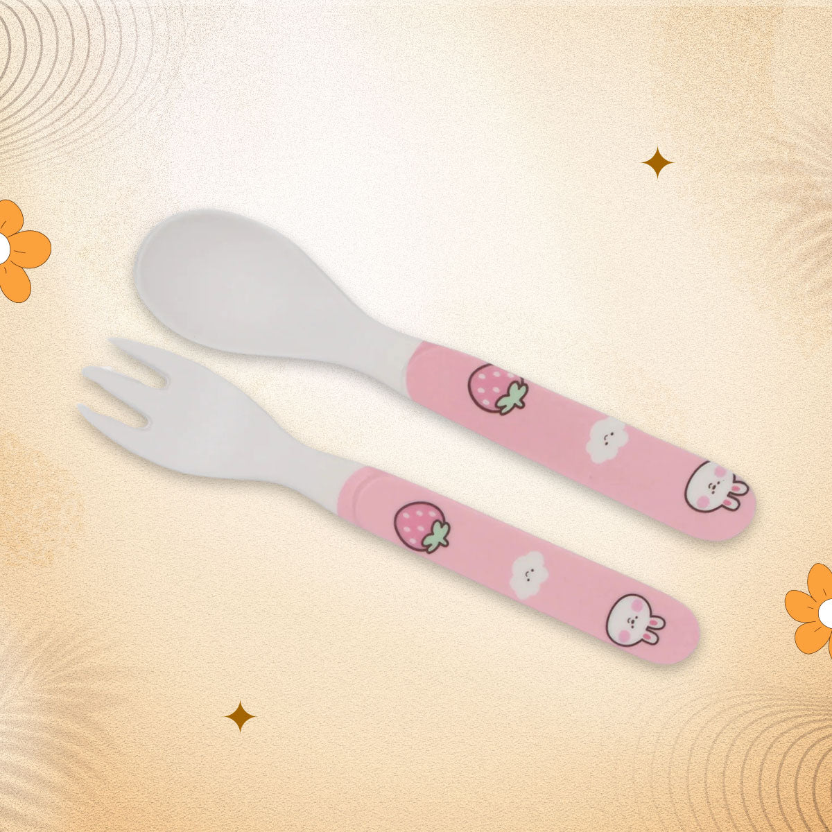 2-Piece Kids Feeding Set (Spoon and Fork)- Bugs Bunny