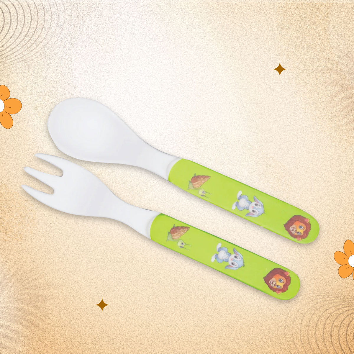 2-Piece Kids Feeding Set (Spoon and Fork)- Jungle Book