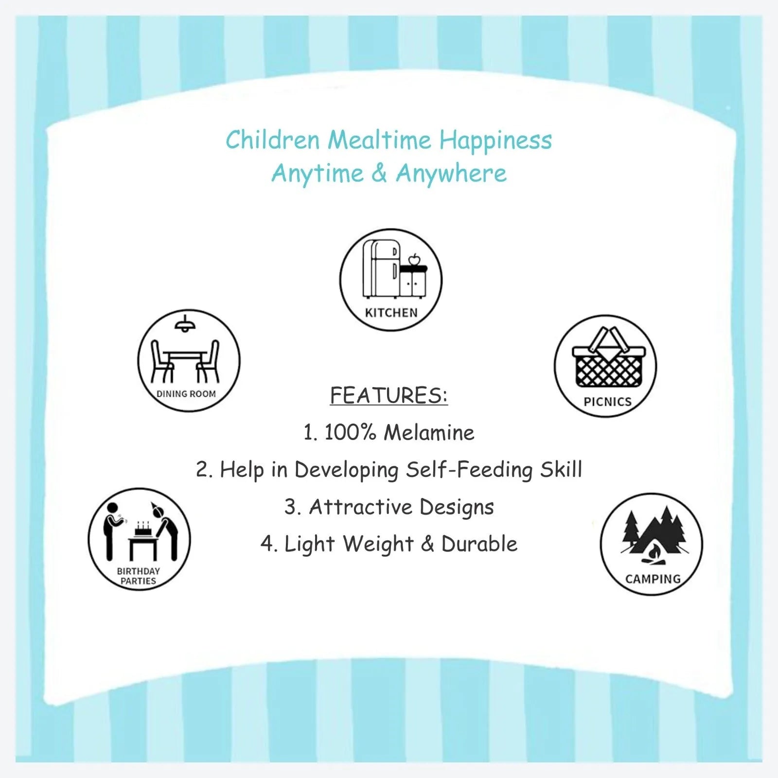 Stehlen Dinnerware, Dinner Plates, 3 Partition Plates - Aqua Tales