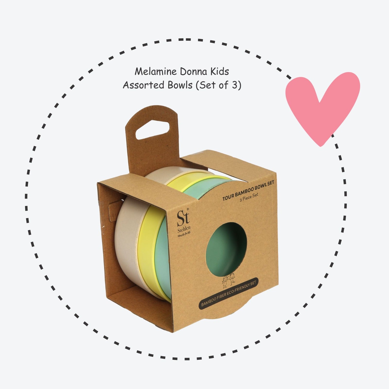 Stehlen Kids Dinnerware Bowl Set- Assorted