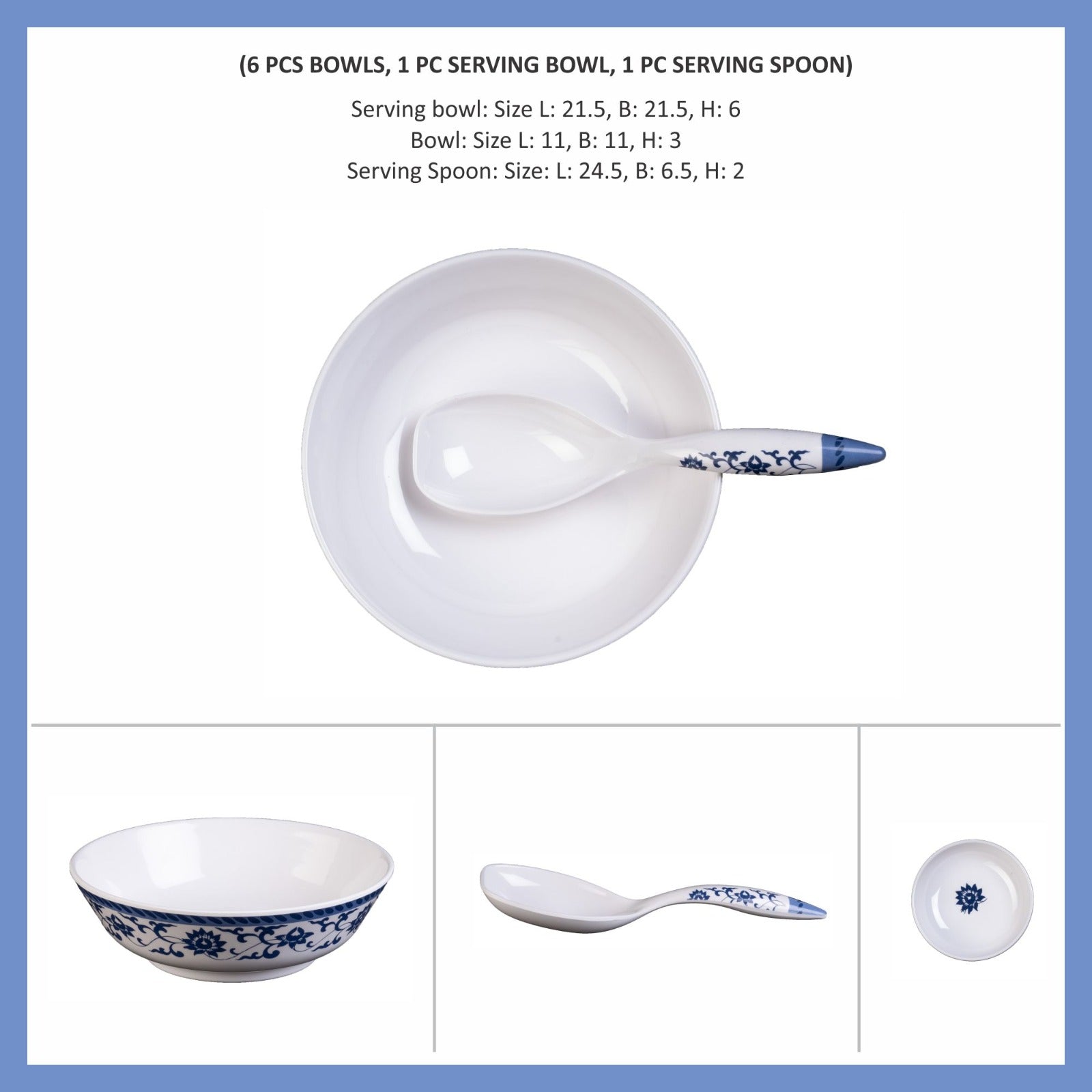 Stehlen 100% Pure melamine 8 pcs Pudding Set  - Moroccan