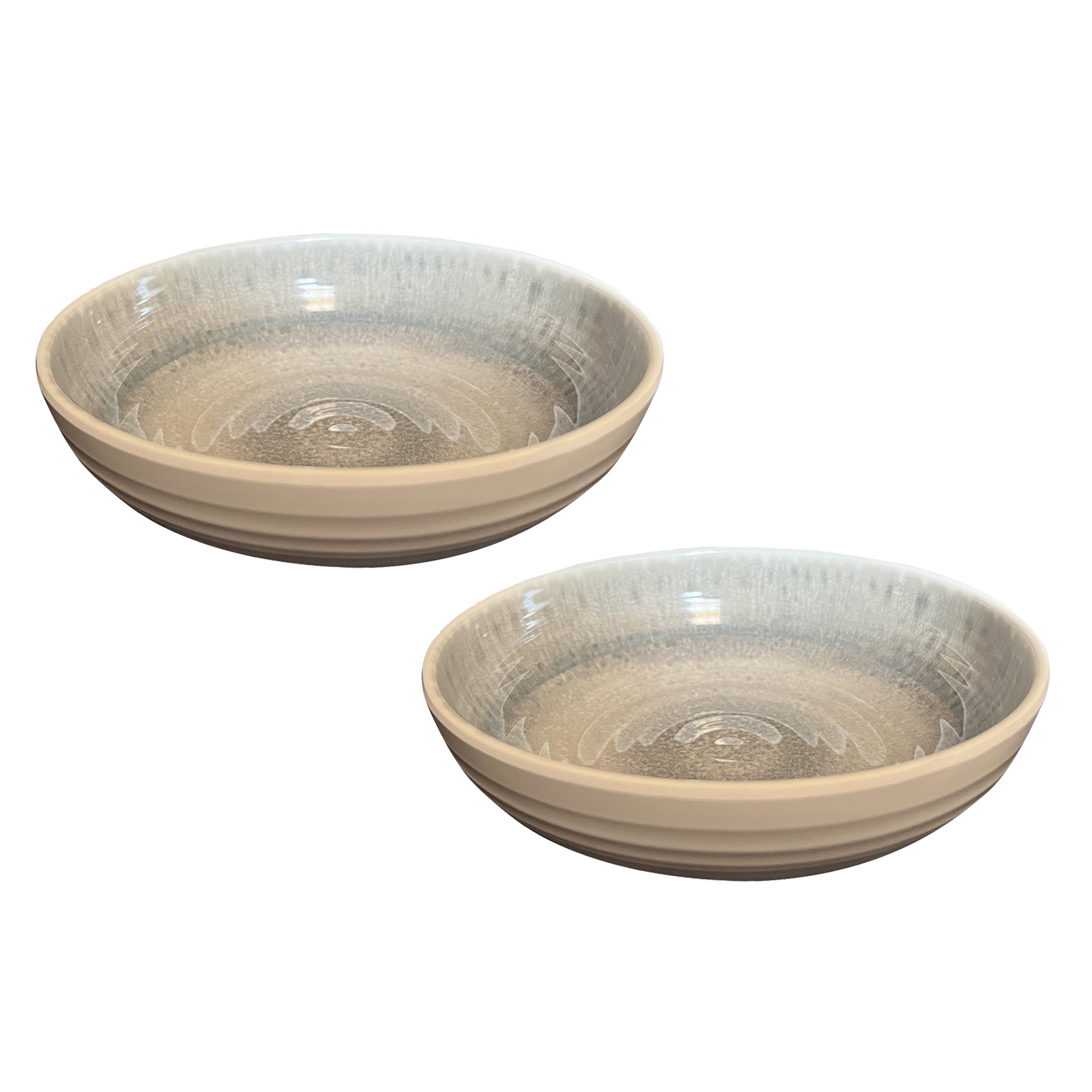 Stehlen 100% Pure melamine Ombre Multipurpose Bowl- Carbon Gray