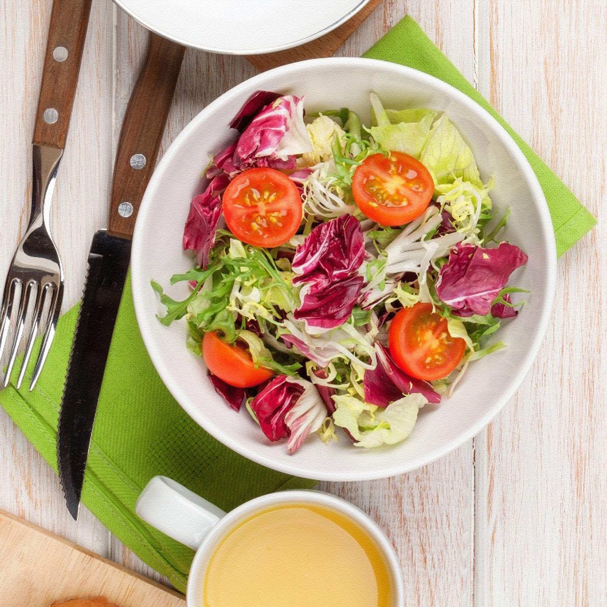 Stehlen Dinnerware, Pure melamine, Vintage, 6 Piece Vegetable Bowl, Kitchen Set for home- Cubic Gray