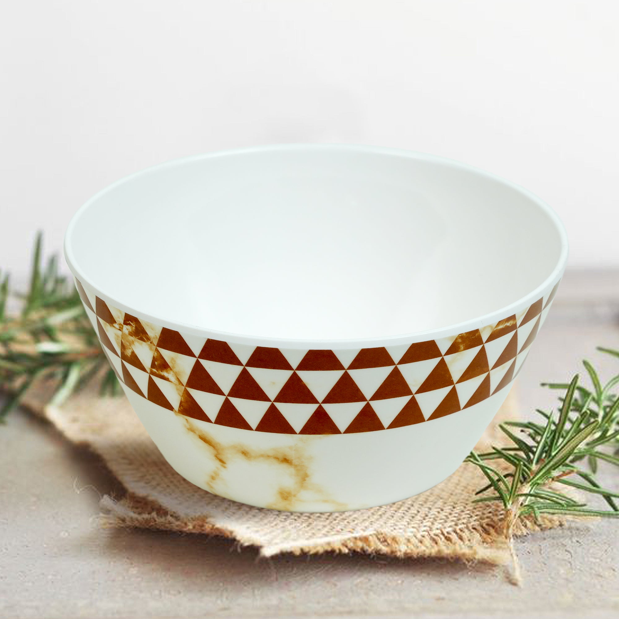 Stehlen 100% Pure melamine Round Maggie Bowl  - Trio Blonde