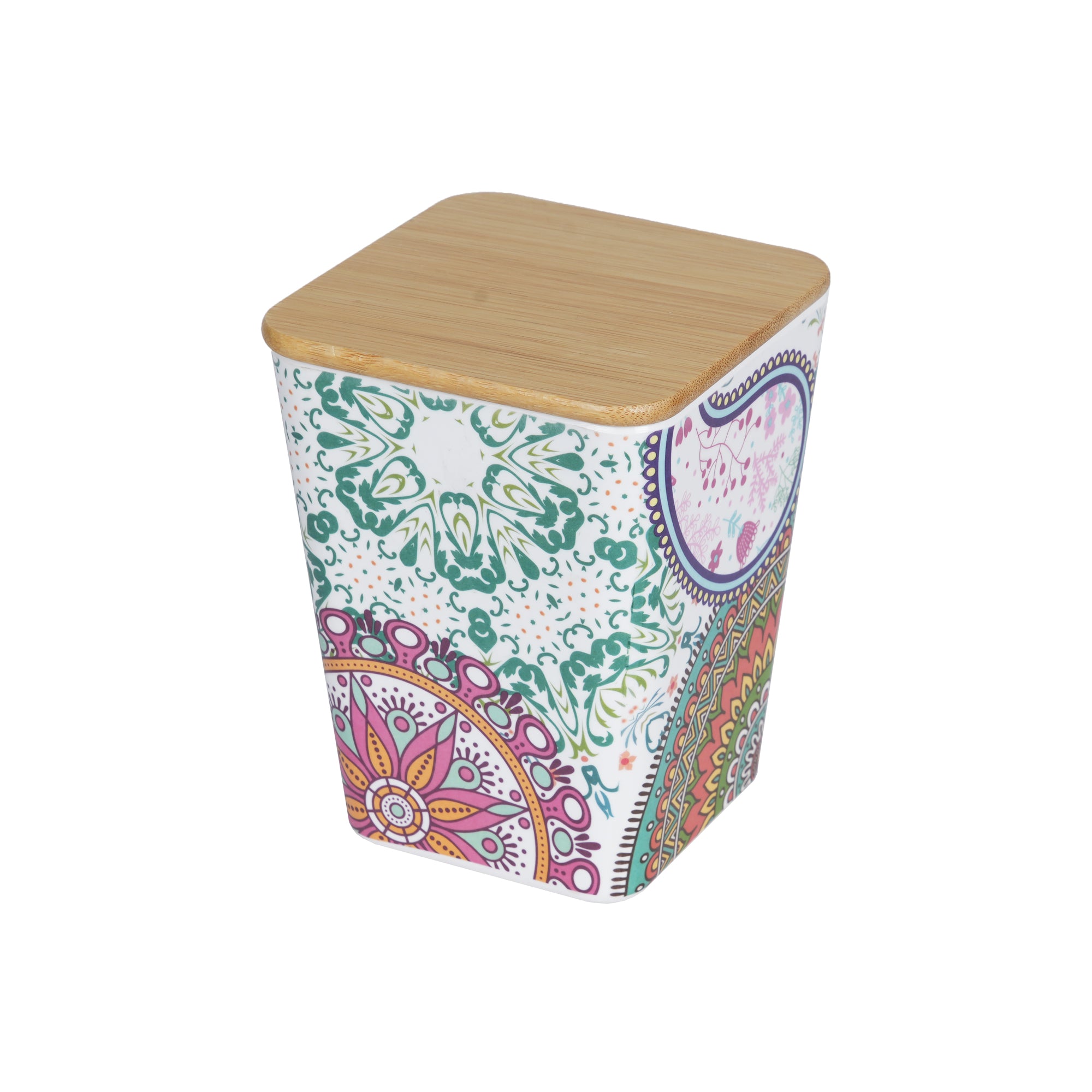 Stehlen 100% Pure melamine Wooden Jars- Ikkat