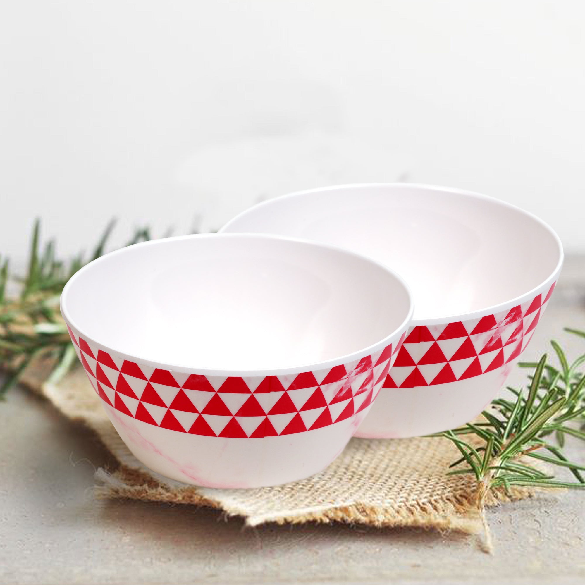 Stehlen 100% Pure melamine Round Maggie Bowl - Trio Pink