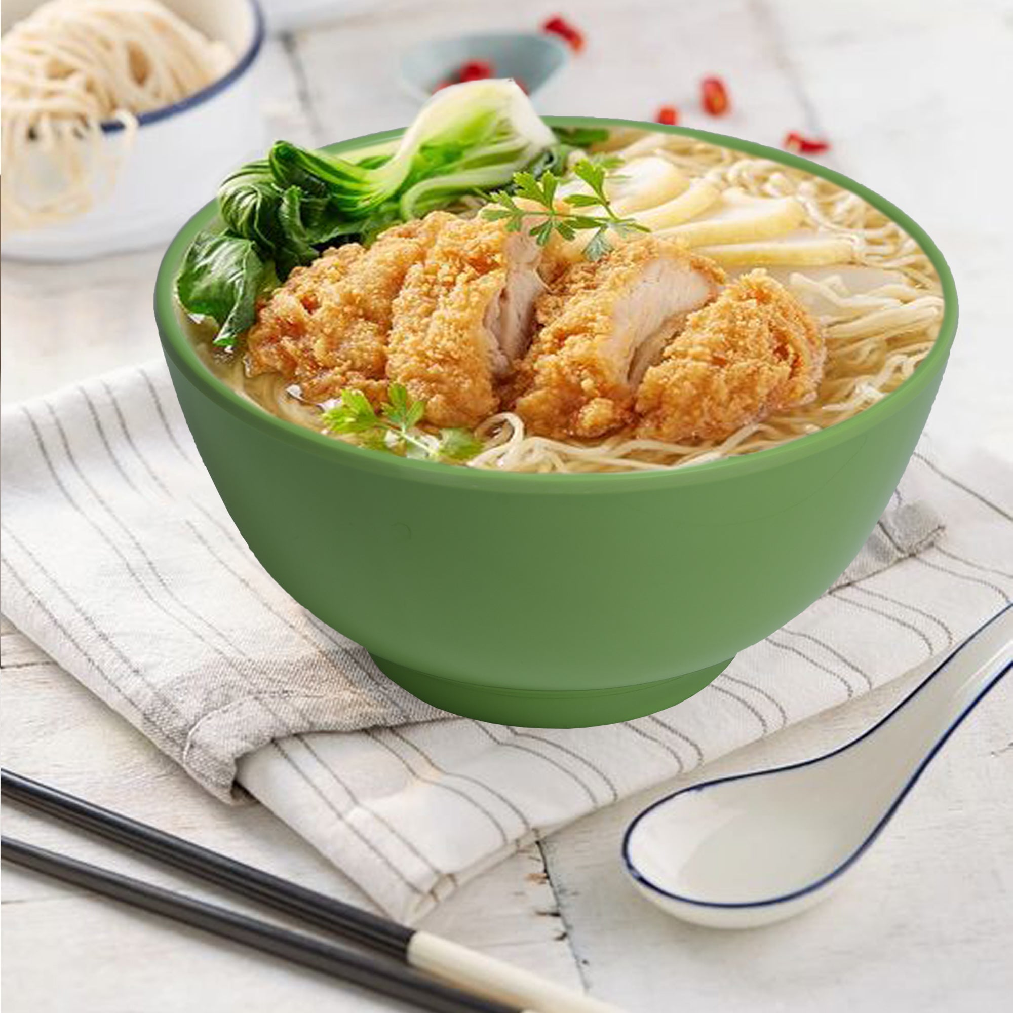 Stehlen 100% Pure melamine Magic Bowl- Green