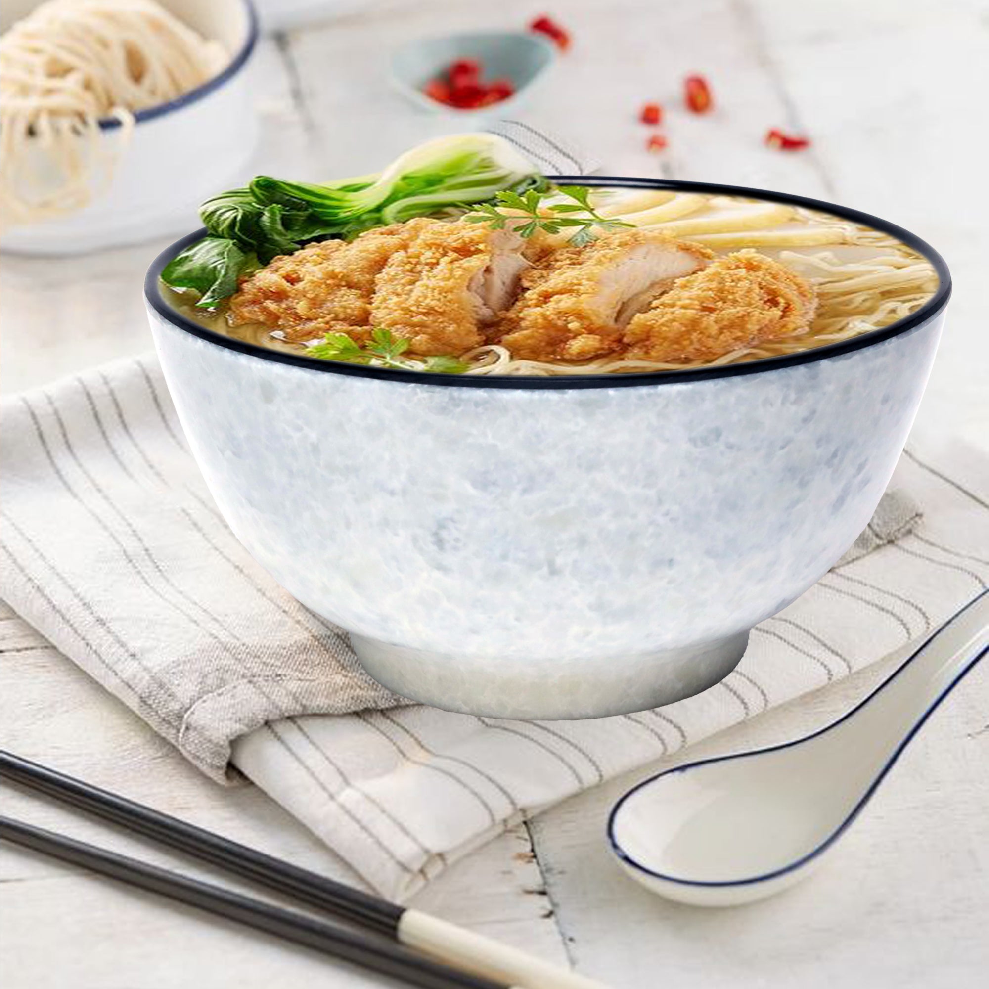 Stehlen 100% Pure melamine Magic Bowl, 400ml - Pearl Black