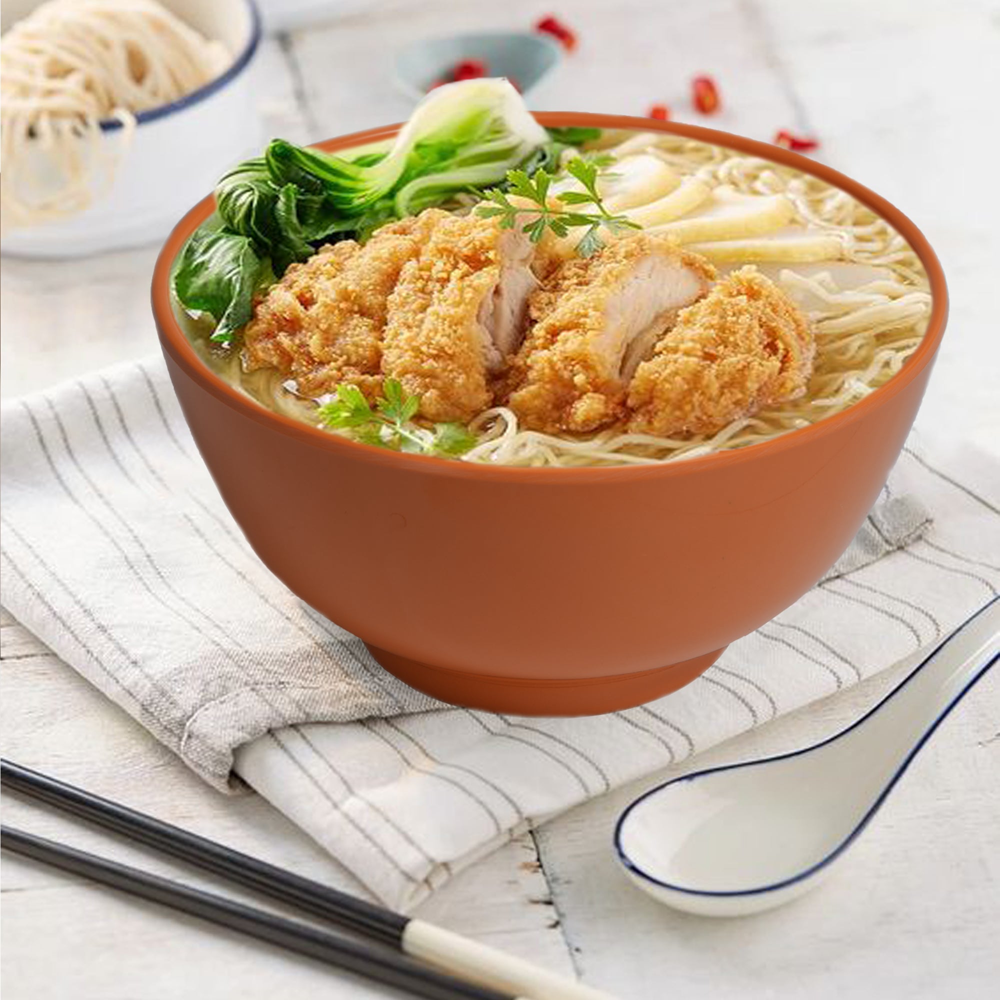 Stehlen 100% Pure melamine Magic Bowl, 400ml - Orange