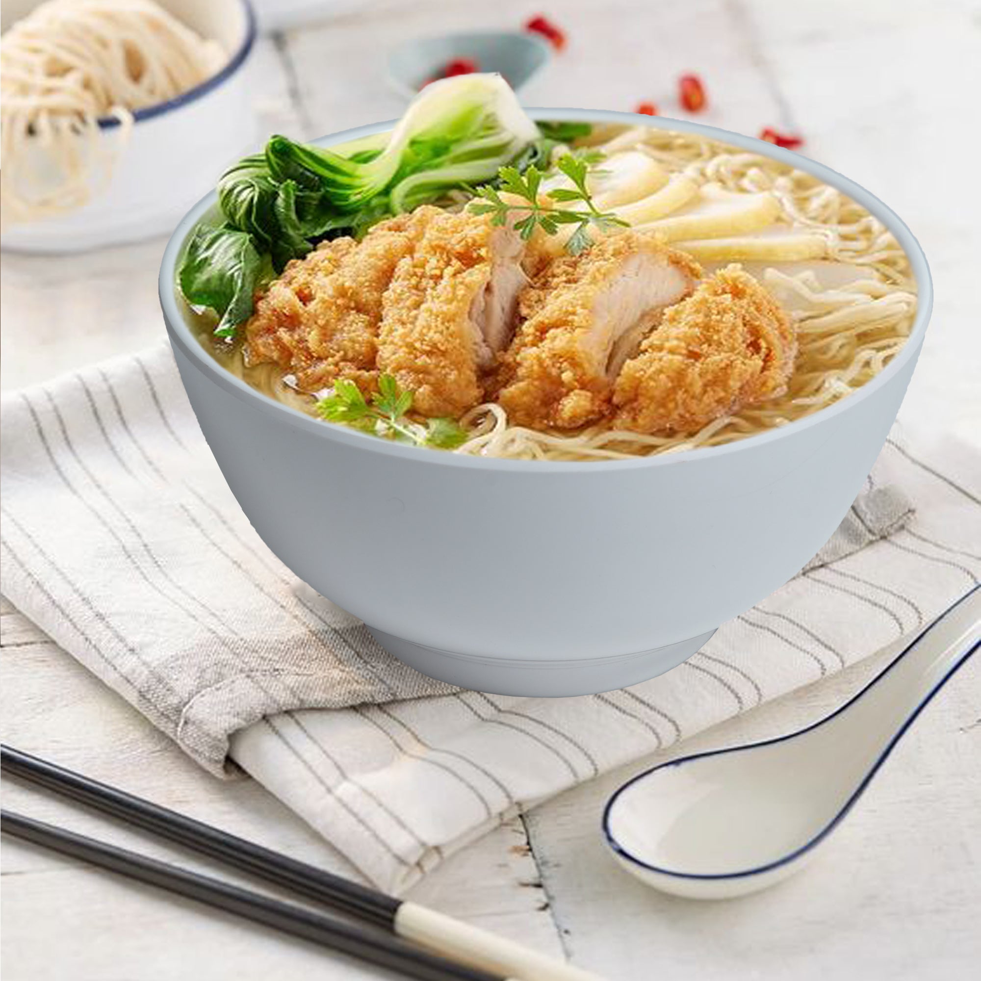 Stehlen 100% Pure melamine Magic Bowl,800ml- White