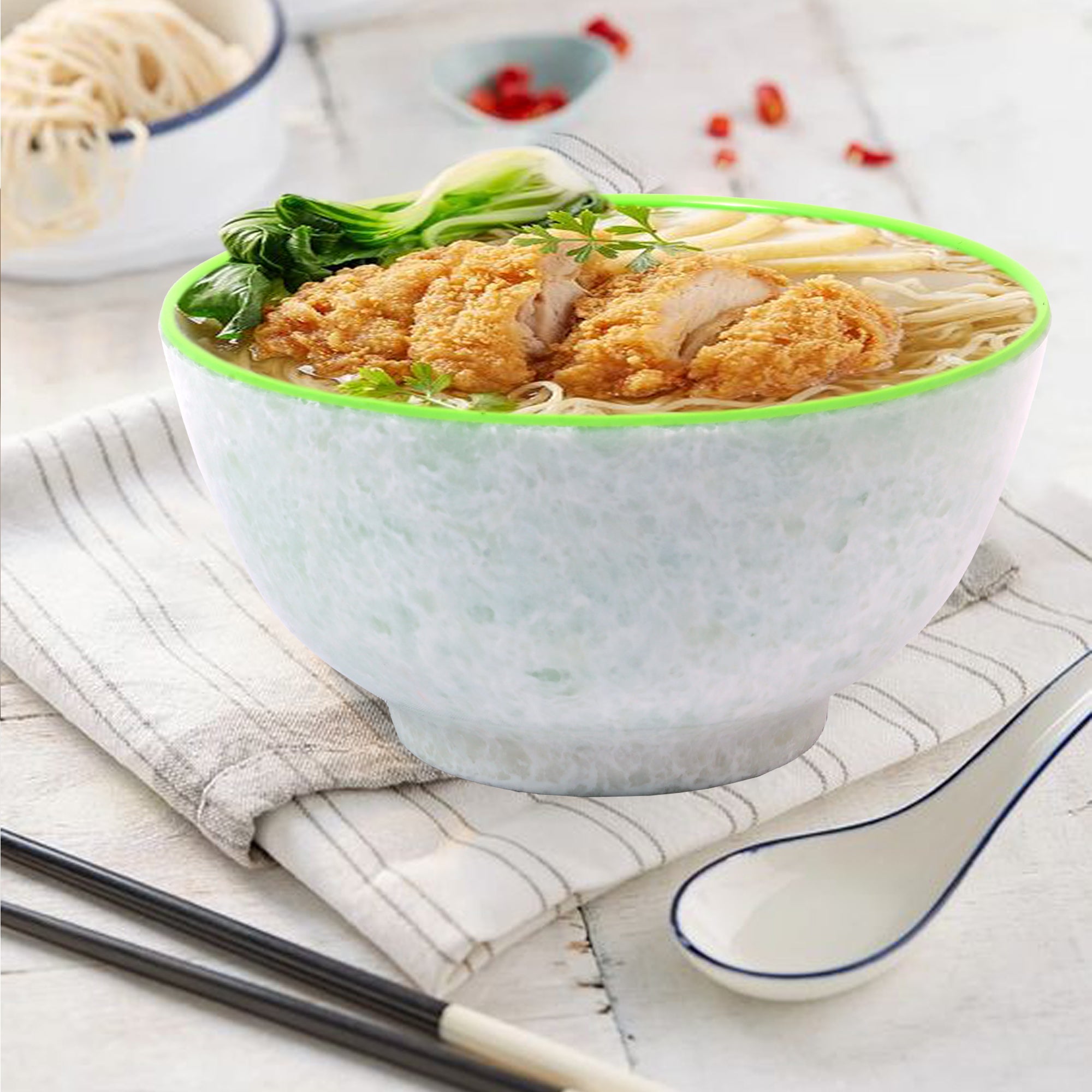 Stehlen 100% Pure melamine Magic Bowl- Pearl Green