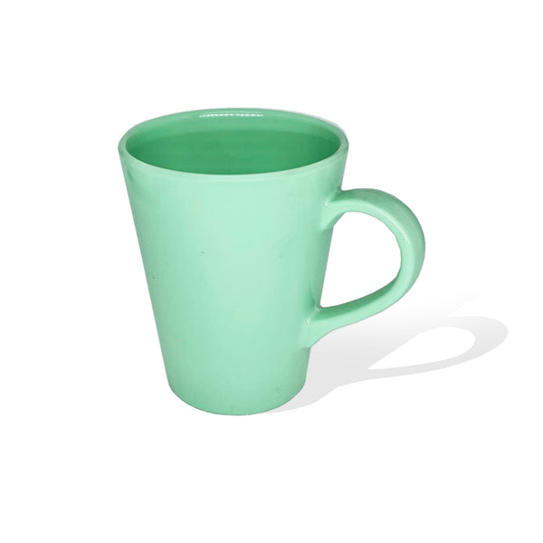 Stehlen 100% Pure melamine Tall Coffee Mugs Dishwasher safe, FDA Approved, Heat resistant upto 140 degrees, Elegant, Durable, and Versatile for Every Occasion -Light Green