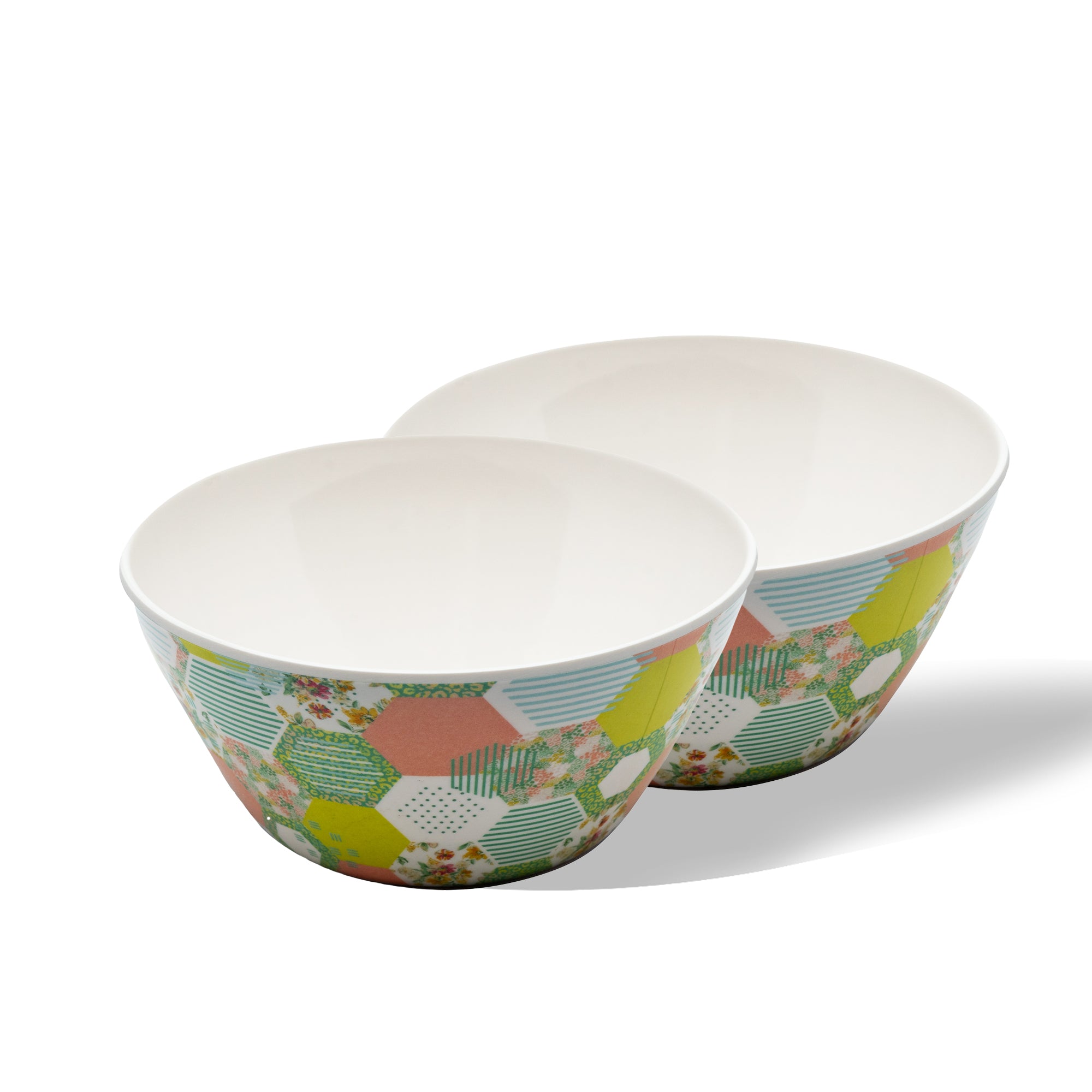 Stehlen 100% Pure melamine Round Maggie Bowl  -Green Bee