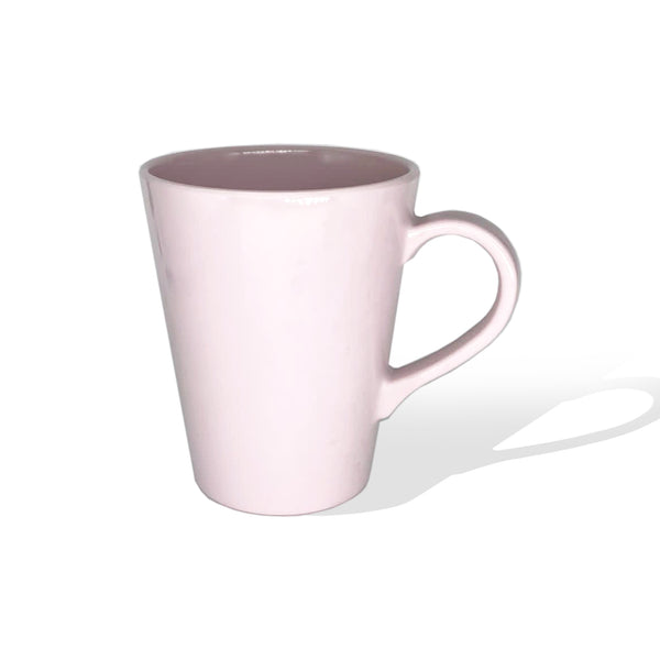 Stehlen 100% Pure melamine Tall Coffee Mugs Dishwasher safe, FDA Approved, Heat resistant upto 140 degrees, Elegant, Durable, and Versatile for Every Occasion -Light Pink