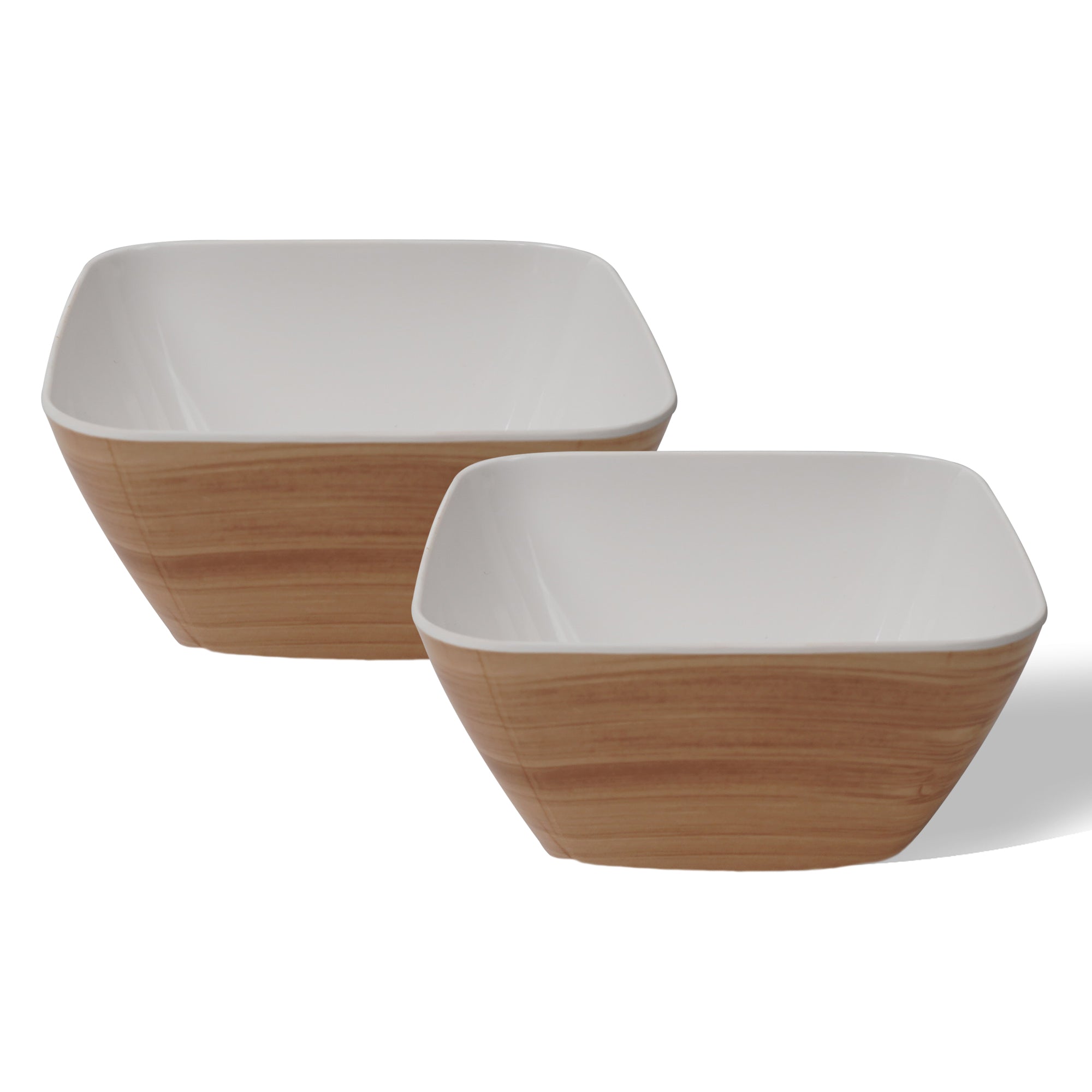 Stehlen 100% Pure melamine Square Maggie Bowl  - Wooden
