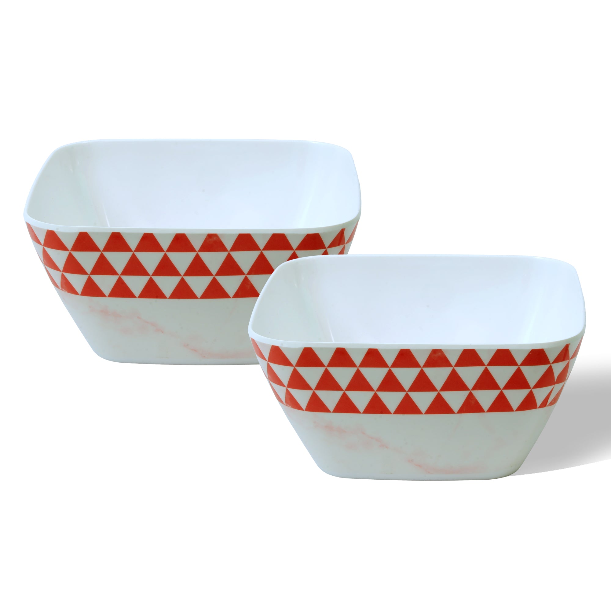 Stehlen 100% Pure melamine Square Maggie Bowl  - Trio Pink