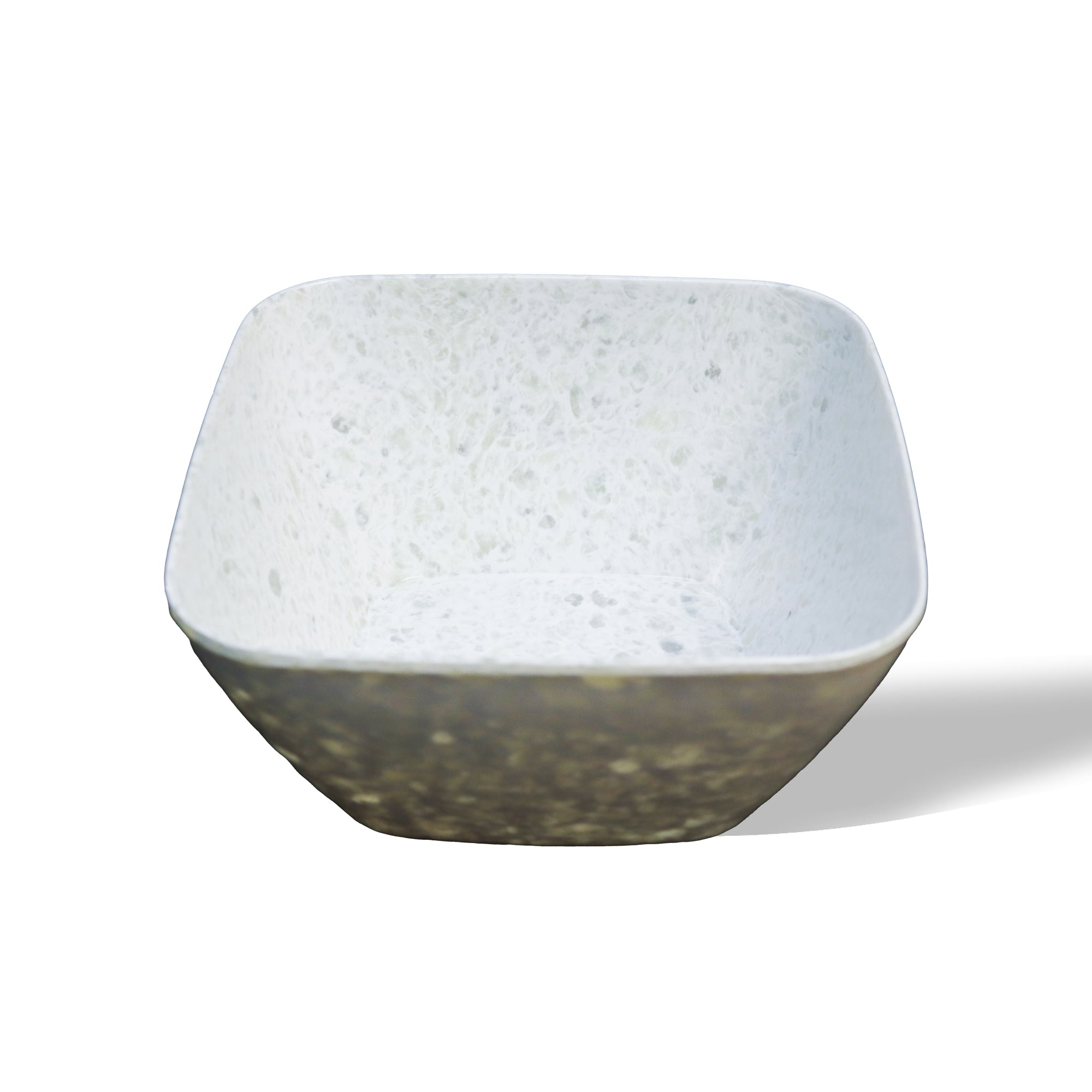 Stehlen 100% Pure melamine Square Maggie Bowl - Pearl White