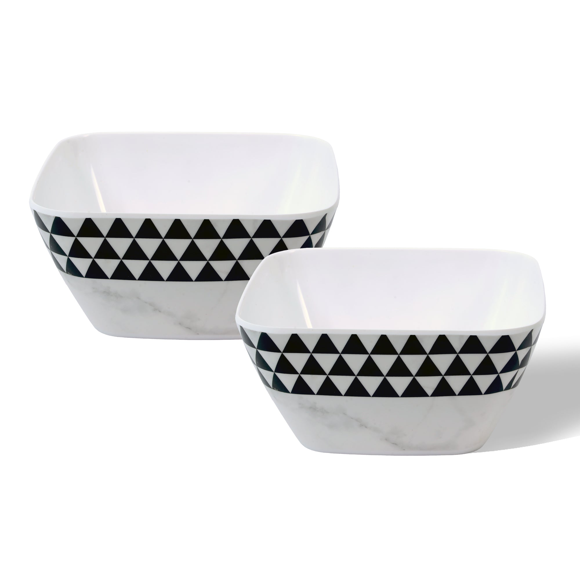 Stehlen 100% Pure melamine Square Maggie Bowl  - Trio Black