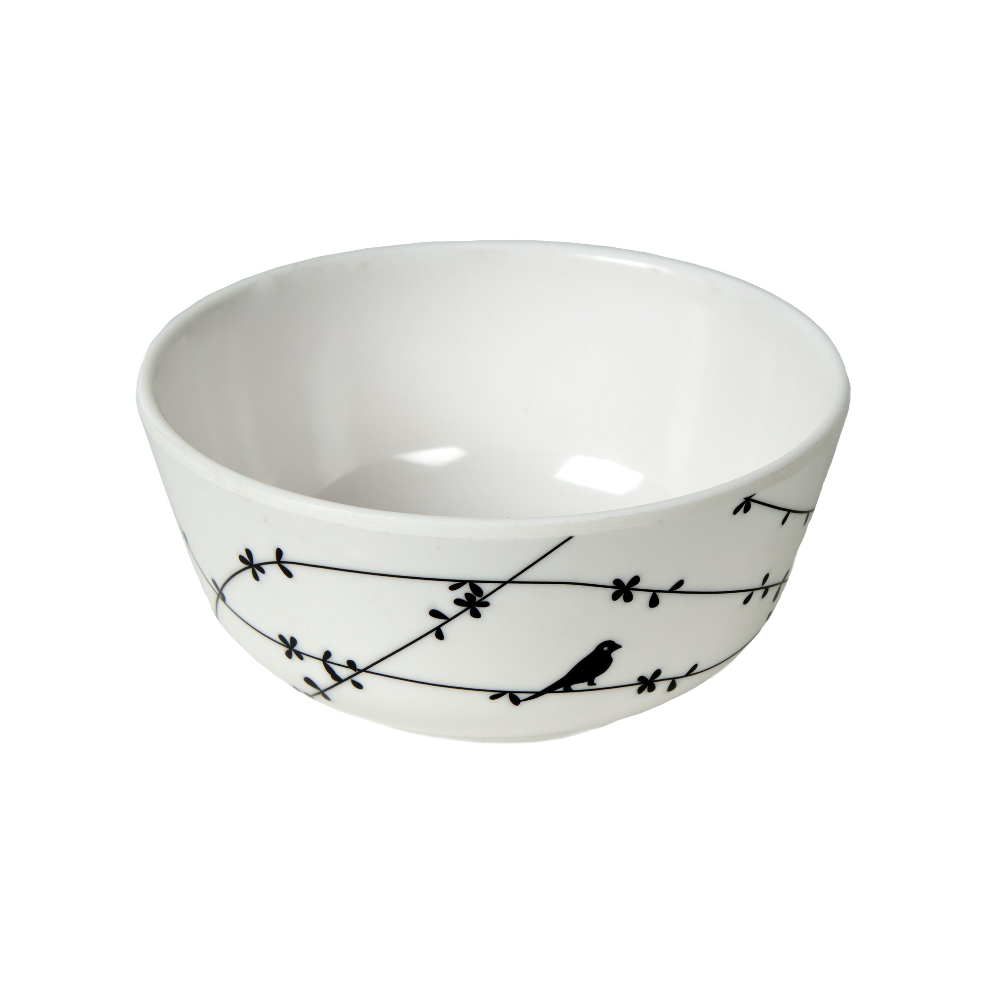 Stehlen Donna Glossy Dinnerware, Melamine, 6 PC - White Nest