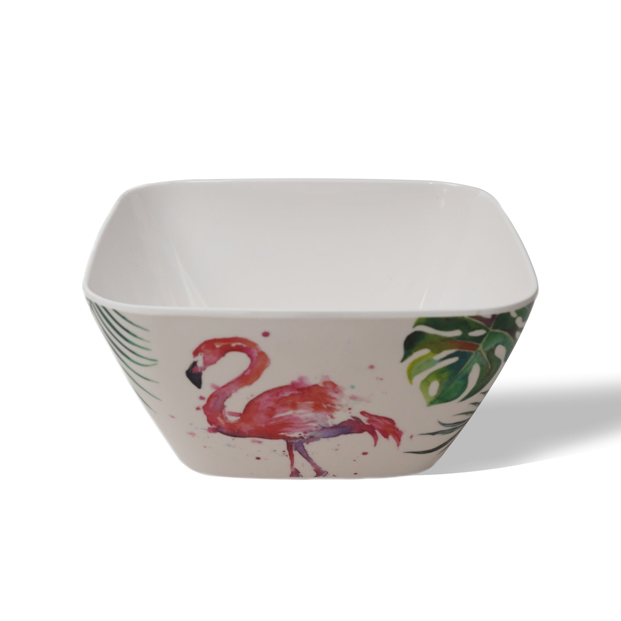 Stehlen 100% Pure melamine Square Maggie Bowl -Flamingo