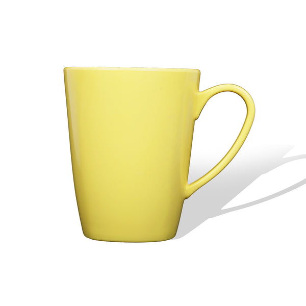 Stehlen 100% Pure melamine Grande Coffee Mugs Dishwasher safe, FDA Approved, Heat resistant upto 140 degrees, Elegant, Durable, and Versatile for Every Occasion - Yellow