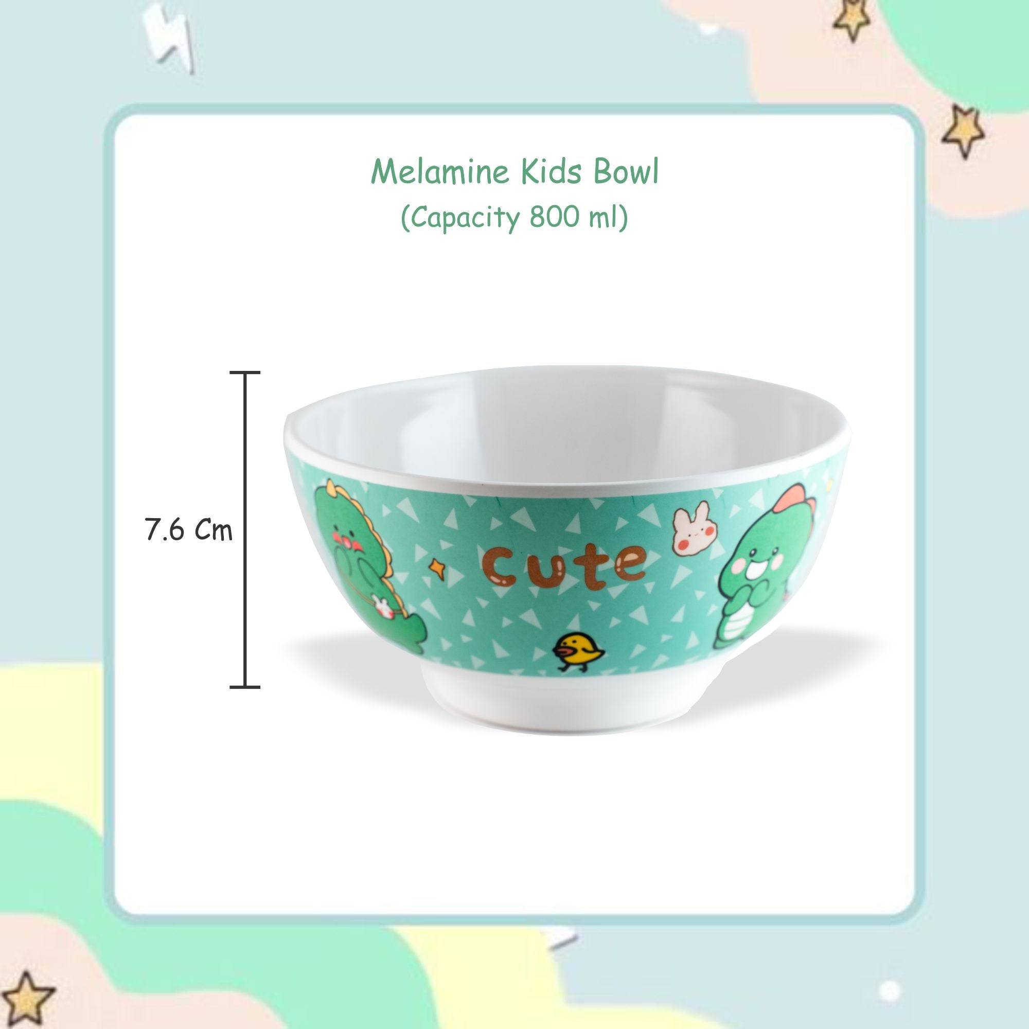 Stehlen Kids Dinnerware Bowl- Green Peas