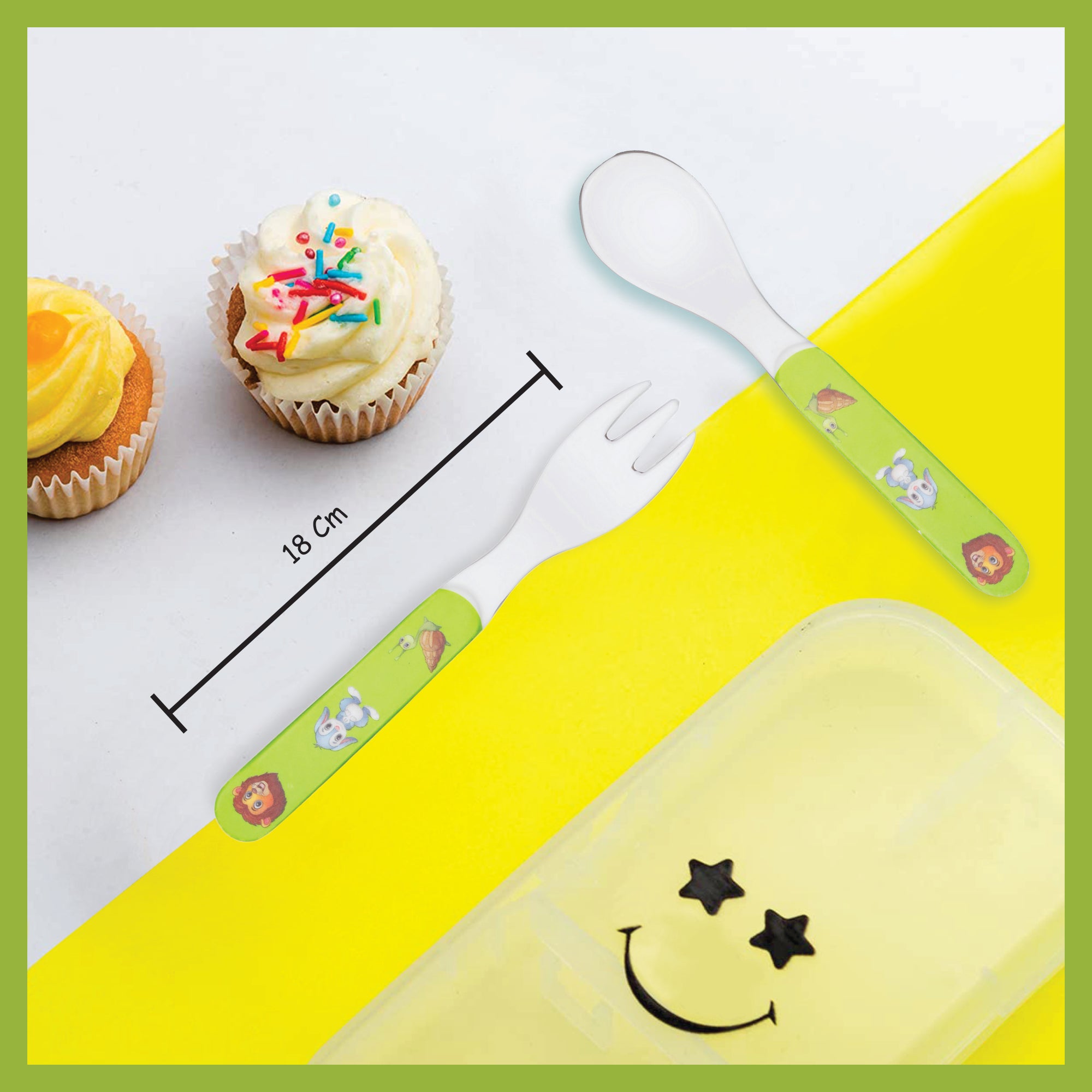 2-Piece Kids Feeding Set (Spoon and Fork)- Jungle Book