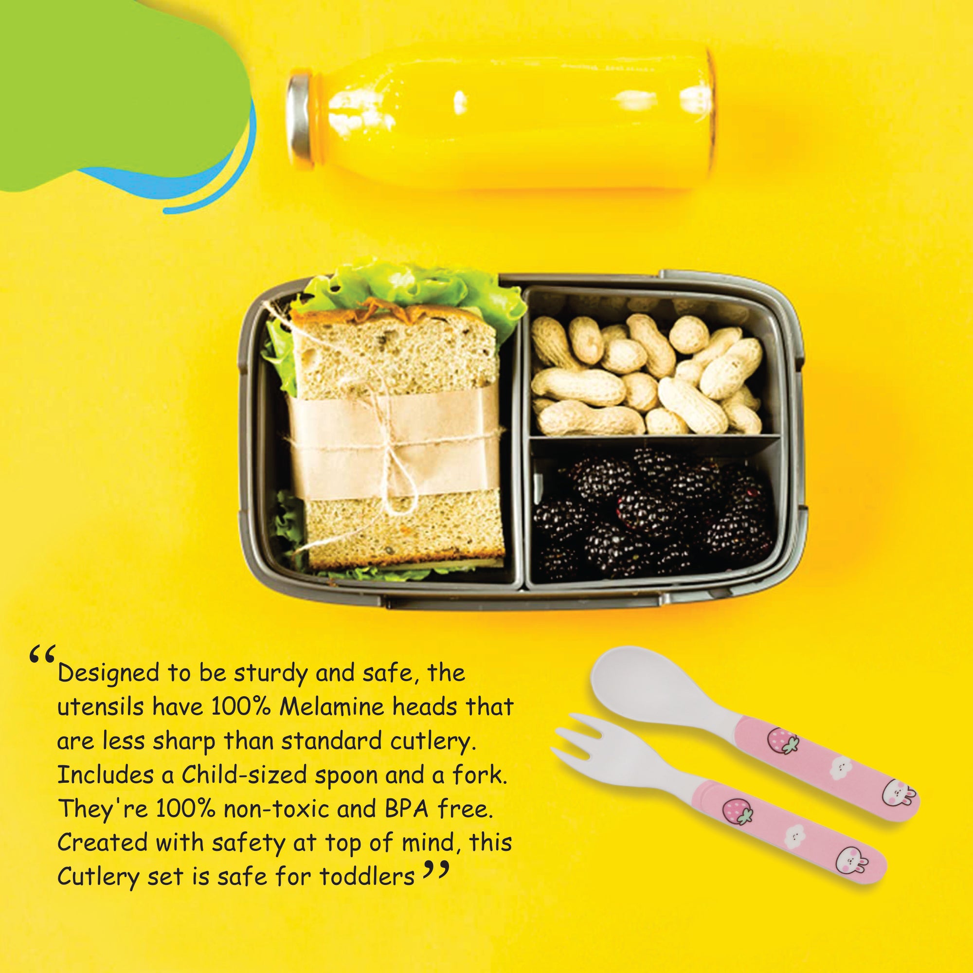 2-Piece Kids Feeding Set (Spoon and Fork)- Bugs Bunny