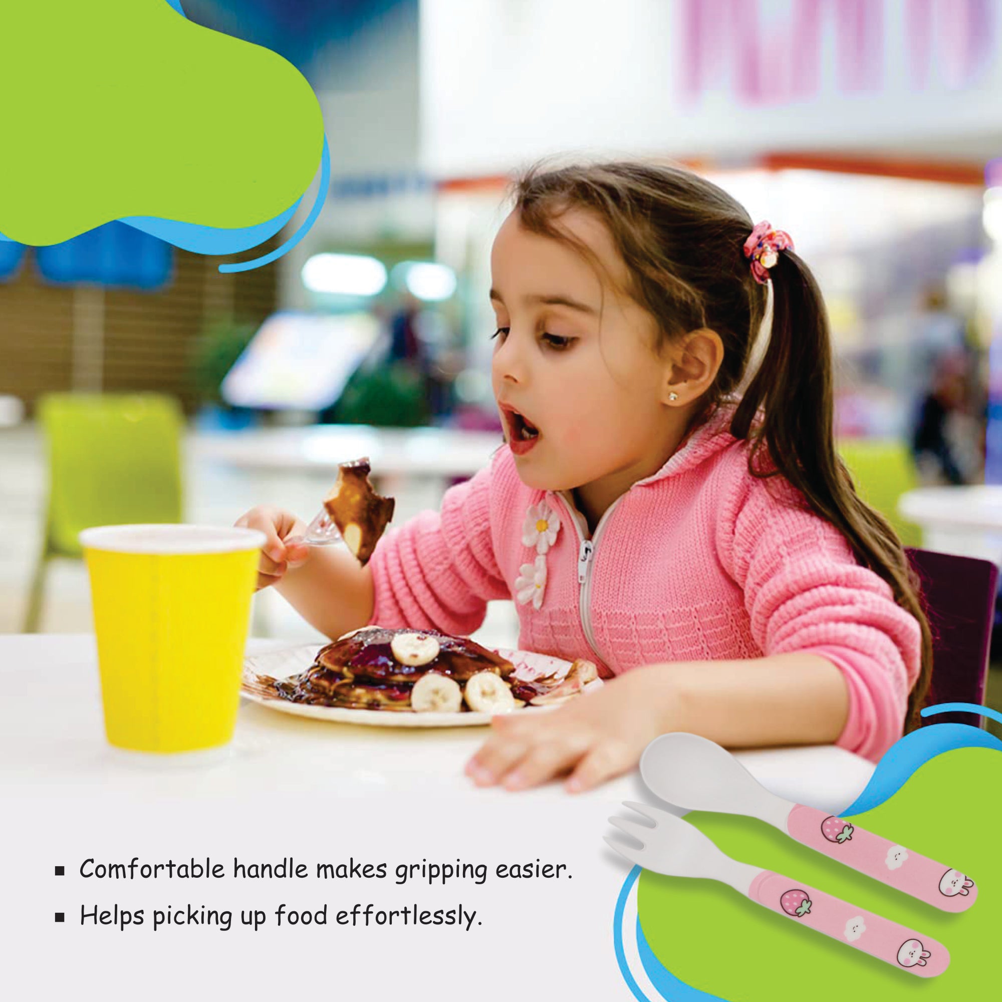 2-Piece Kids Feeding Set (Spoon and Fork)- Bugs Bunny
