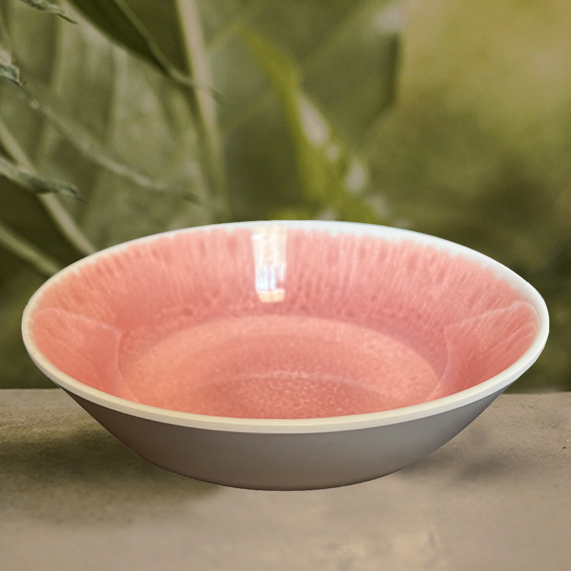 Stehlen 100% Pure melamine Ombre Dish Bowl- Pink
